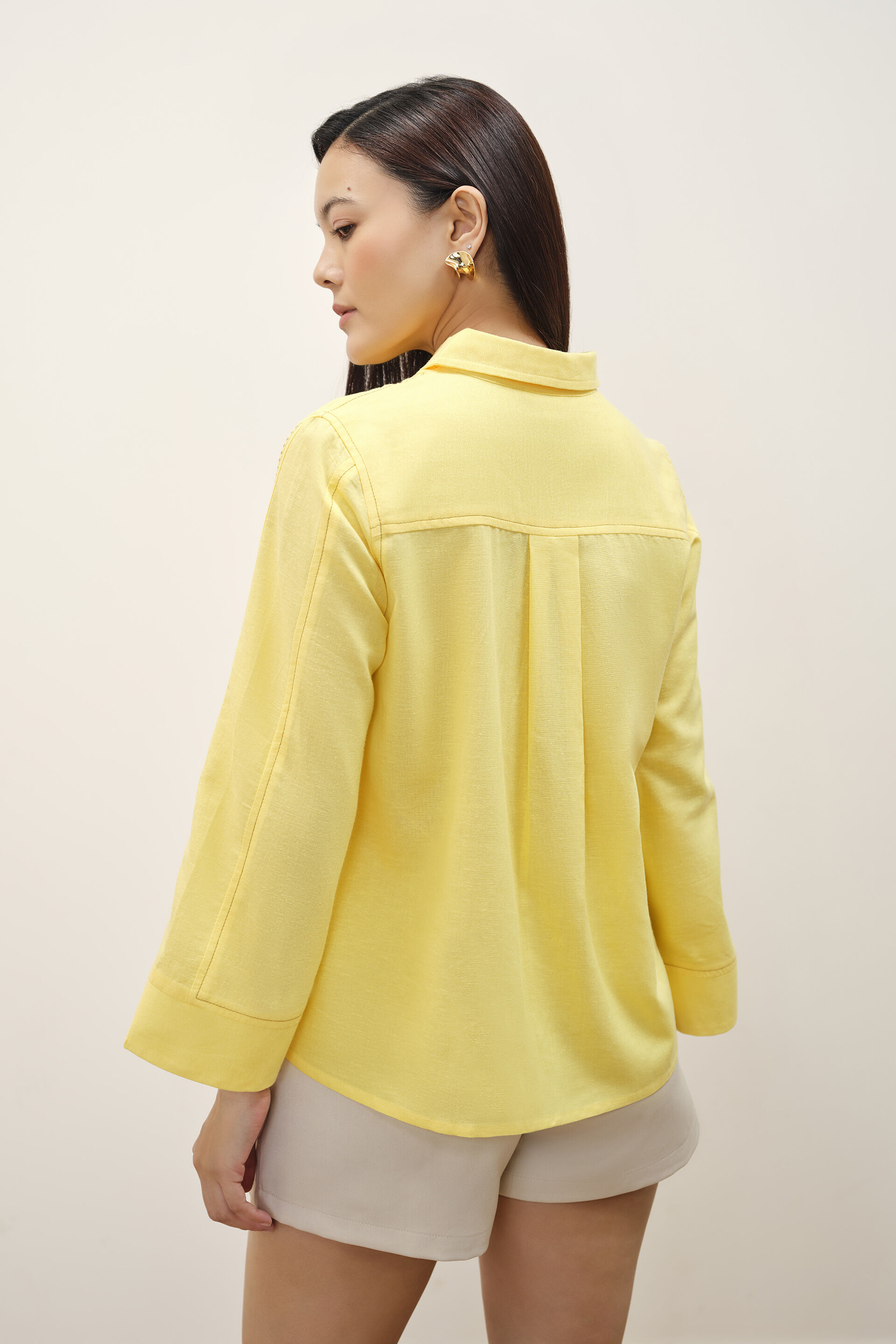 Orelia Yellow Top, Yellow, image 5